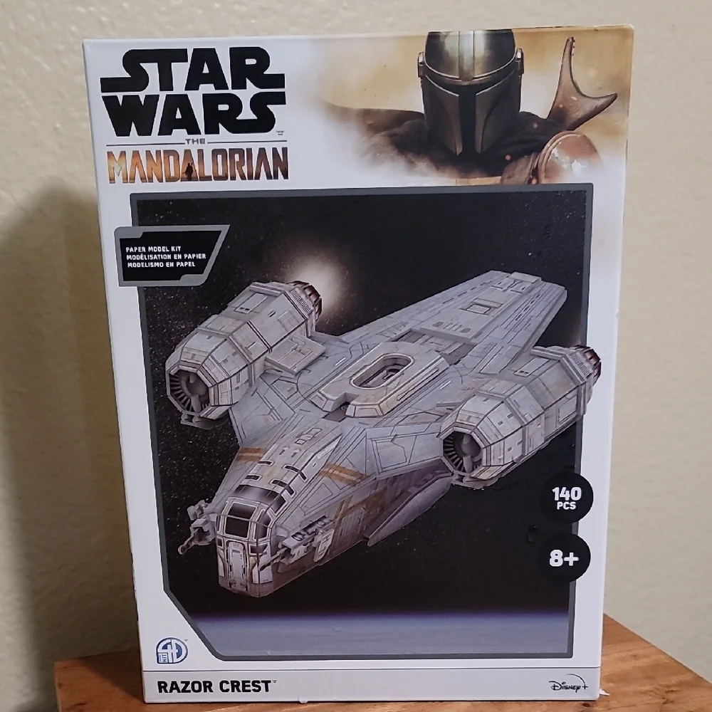 Mandalorian Razor Crest Model Kit - Gray By Disney